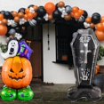 thumbnail image 3 of Globo 3D para Halloween, Base de lápida, árbol, bruja, película de aluminio, globo de murciélago, juguete para niños, 3 of 4
