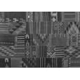 thumbnail image 1 of Ahgly Company Indoor Rectangle Patchwork Gray Transitional Area Rugs, 7' x 9', 1 of 1