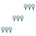 thumbnail image 2 of Ounissouiy Colgador de 3 piezas Gancho de servicio pesado autoadhesivo giratorio de 360 grados Type1 NO1, 2 of 6