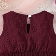 thumbnail image 5 of WUANDIXFA First Birthday Dress Cute Princess Sleeveless Tutu Dress Birthday Photoshoot Outfit Formal Cake Smash Outfit Girl Red,2-3 Years, 5 of 8