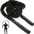 thumbnail image 2 of Proud Panda Heavy Jump Ropes for Fitness 3LB, Weighted Adult Skipping Rope Exercise Battle Ropes for Men & Women, Total Body Workouts, Power Training in Gym to Improve Strength and Building Muscle(1'', 2 of 4