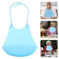 thumbnail image 2 of Household Silicone Bib Multi-function Elderly Bib Convenient Clothing Protector Adult Supply, 2 of 9