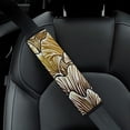 thumbnail image 5 of WYYP Ginkgo Leaves Car Seat Belt Cover - Protect Your Neck and Shoulder from Seat Belt Rubbing - Ideal for Car Interior Accessories 2Pcs, 5 of 6