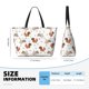 thumbnail image 4 of Fotbe Rabbit And Squirrel Bolsa de Viaje para Playa - Resistente al Agua, Bolsa Tote de Gran Capacidad y Ligera con 7 Bolsillos para Mujeres y Hombres, 4 of 7