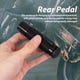 thumbnail image 4 of OUNONA 2Ud Accesorios Motocicleta Pedales Traseros En Aluminio Negro Para Mayor Y Estilo Off-Road, 4 of 6