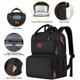 thumbnail image 5 of MATEIN Mochila para Laptop Mujer, Mochila con Lonchera de 15.6 pulgadas con puerto USB, Mochila Termica Resistente al Agua, Mochila de Viaje para la Universidad, Trabajo, Negocios, Regalos para Mujer, 5 of 9