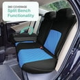 thumbnail image 5 of For 2016-2024 Honda Civic FH Group Neoprene Custom Fit Car Seat Covers Waterproof  - Full Set Blue, 5 of 11