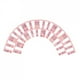 thumbnail image 4 of Tabla de notas de teclado Herramienta visual Guía de notas Teclado portátil a prueba de polvo de tamaño completo Nota , color de fondo rosa Color rosa Sunnimix Pegatinas de piano electronico, 4 of 7