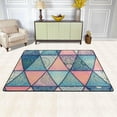 thumbnail image 2 of SKYSONIC 72x48in Vintage Mandala Area Rug, Ethnic Style Floor Carpet for Indoor Living Dining Room and Bedroom Area, 2 of 7