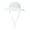 White, variant on Infant Kids Girls Boys Fisherman Hat With Straps Solid Color Summer Soft Comfortable Caps Gray Size 1-2 Y