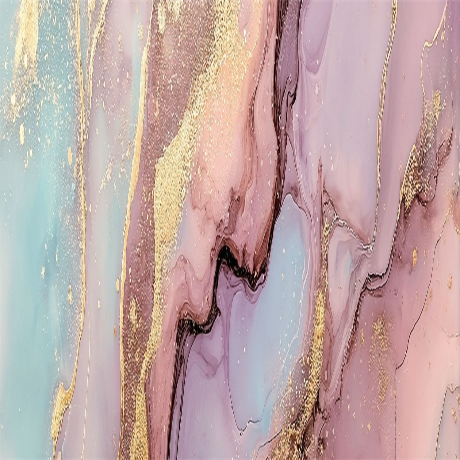 Candle Warmer Lamp with Timer Dimmer Abstract Pink Gold Marble Texture Lavender Teal Fluid Art Waves Candle Lamp Warmer for Jar Candle with 4 Bulbs Gifts for Women House Warming Gifts