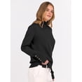 thumbnail image 6 of ANRABESS Turtleneck Sweaters for Women Long Sleeve Tops | 2026 Fall Winter Fashion Clothes, Office Work Daily Wear Dressy Casual Outfits, Soft Knitted Ribbed Button-Cuff Pullover Top, 6 of 9