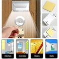 thumbnail image 3 of Luz de ojo de cerradura con pilas, sensor infrarrojo PIR inalámbrico, detector de movimiento automático, ojo de cerradura de puerta con 4 luces LED, luz de grifo, luz LED para ojo, 3 of 4
