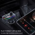 thumbnail image 4 of Cargador de Coche BT Transmisor FM Cargador USB Tipo C Inalámbrico, 4 of 8