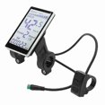 thumbnail image 3 of Electric Bike Lcd Meter 5 Pin 24v 36v 48v 60v Universal E Scooter M5 Lcd Panel Screen For 31.8 22.2, 3 of 5