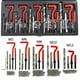 thumbnail image 2 of Juego completo de reparación de roscas para aplicaciones automotrices, fácil de usar, tamaños métricos, acero de alta velocidad que garantiza un manejo superior, 2 of 5