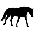 thumbnail image 2 of Horse Silhouette Wall Decal Sticker, Wallmonkeys Peel & Stick Vinyl Graphic (12 in W x 8 in H), 2 of 4