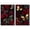 Black Frame, variant on Midnight Bloom Canvas Print Bathroom Wall Decor Set By Art Remedy, Gallery Wrapped, 10 x 15