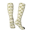 thumbnail image 4 of Haiem Green Snake Socks, Funny Novelty Crazy Design Cotton Socks Sports Socks Knee High Socks For Men, Women,1Pairs - Gift For Working Friends, 4 of 9