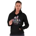 thumbnail image 3 of Cute Spring Easter Mama Bunny Ears Women Plus Size Graphic Pullover Hoodie Brisco Brands 5X, 3 of 4