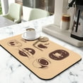 thumbnail image 2 of Superior 19.5x12in Coffee Mat Anti-Slip & Super Absorbent - Hide Stains - Great for Countertops, Coffee Drying Mat Under Coffee Machines or Kitchen Dish Drying Mats, 2 of 7