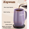 thumbnail image 3 of Taza térmica para café Kepwam T2-Plus 590 ml, batería de 8 h, 3 of 8