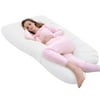 Multifunct Pregnancy Pillow U Shape Comfort Total Full Body Support Pregnancy Maternity Pillow(White)