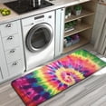 thumbnail image 3 of Colorful Tie Dye Pattern Kitchen Rug Mat,Kitchen Runner Rugs Non Skid Washable,Decorative Kitchen Floor Mats for Kitchen,Sink,Laundry,17"x47.2", 3 of 7