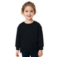 thumbnail image 3 of Kids Sweatshirt Girls Long Sleeve Girls Black Sweatshirt Oversized Crewneck Sweatshirts Warm Fall Winter Clothes Girls Size 4-5 Years Clothes, 3 of 7