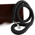 thumbnail image 3 of Correa trenzada negra para perro, hilos de polipropileno, cuerda de tracción canina grande, 3 of 5