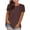 Coffee, variant on Blouses for Women Cute Casual Short Sleeve Comfy Loose Tops Crew Neck Printed Junior Tops Tee Shirts Green L
