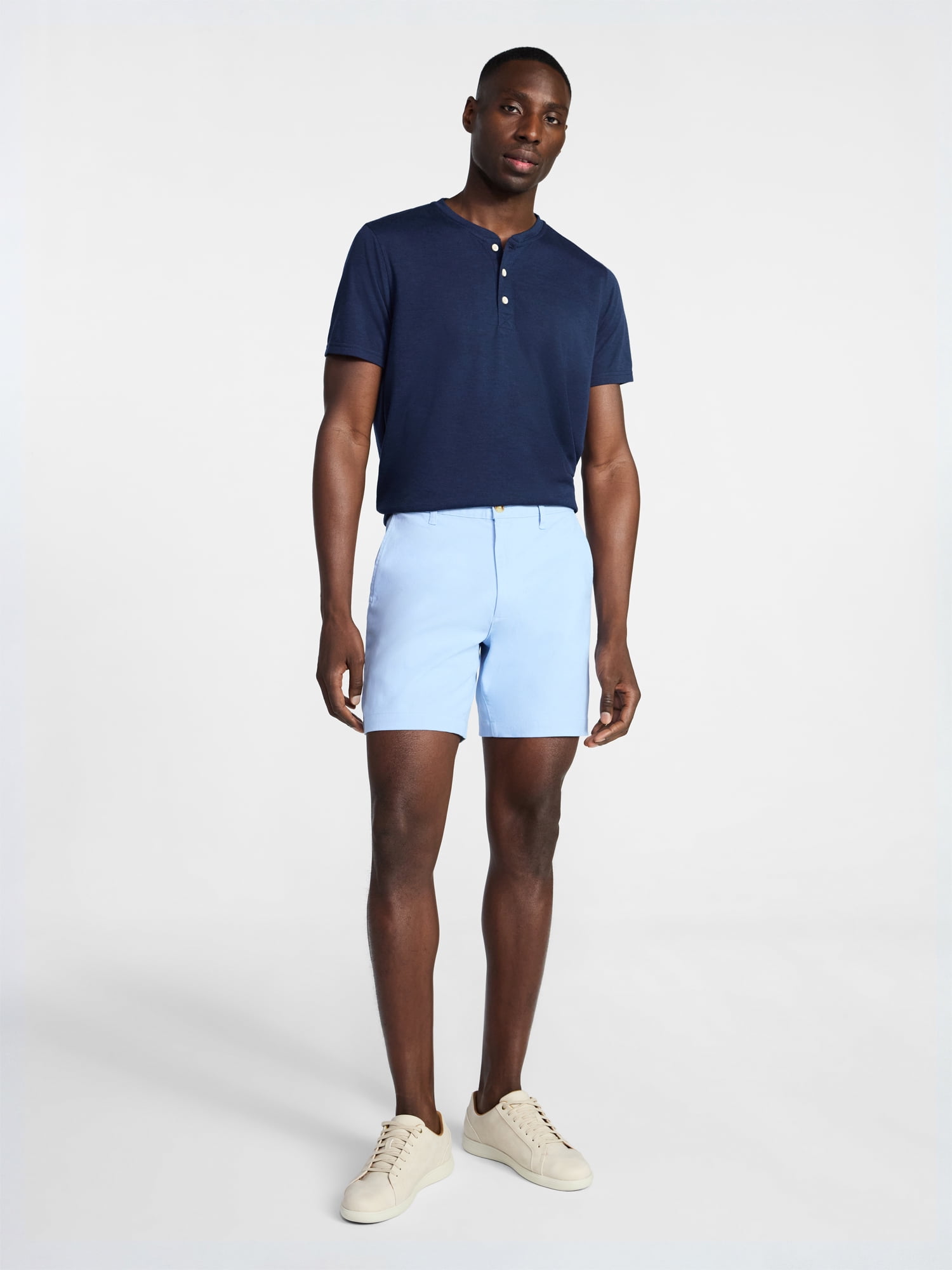 George Men's & Big Men's Modern Fit Flat Front Shorts, 5", 7", 9" Inseams, Sizes 28-54