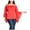 Red - mediumred, variant on Trendy Plus Size Dramatic Sleeve Top Chilli 18W