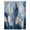 Mist Blue Gray Blue Oatmeal, variant on Blue Gold Feather Waterproof Fabric Shower Curtain,Modern Oil Painting Gradient White Waterproof Fabric Shower Curtain for Bathroom Curtains Bathtubs Shower Curtains with 12 Hooks Extra Long 72x96