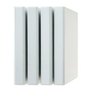 Pen+Gear White 1-Inch D-Ring Durable View Binder