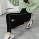 thumbnail image 3 of Leggings finos de primavera con diamantes de imitación para mujer, ropa exterior de cintura alta, pantalones cortos de modal, pantalones de talla grande, 3 of 5
