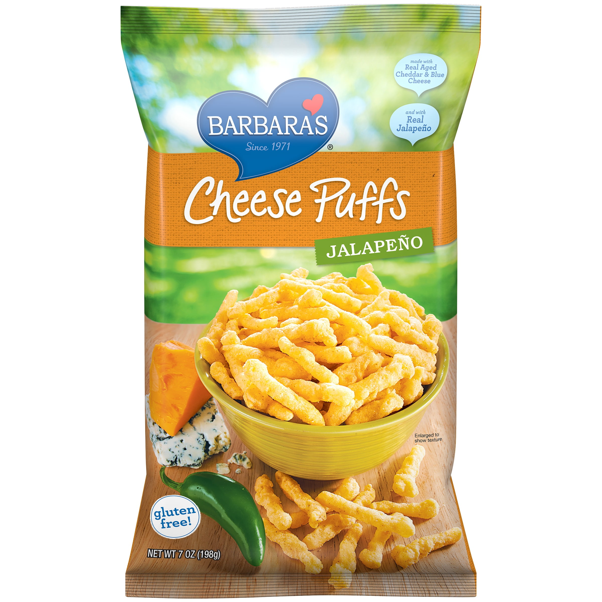 Barbara's Jalapeno Cheese Puffs, 7 Oz.