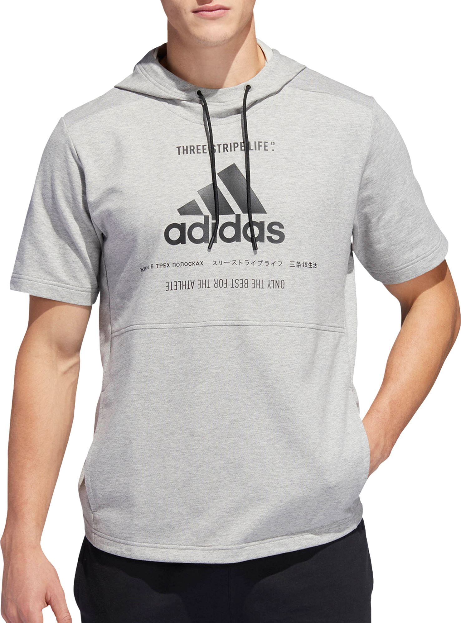 short sleeve sweatshirt adidas