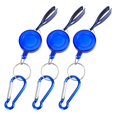 thumbnail image 3 of Cortadora de hilo de pesca de acero inoxidable con hebilla retráctil azul, suministros para aparejos de exterior, 3 of 8