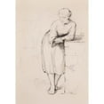 thumbnail image 3 of Helene Schjerfbeck 14x18 Black Modern Framed Museum Art Print Titled - Woman Based on the Wall (1872 - 1880), 3 of 5