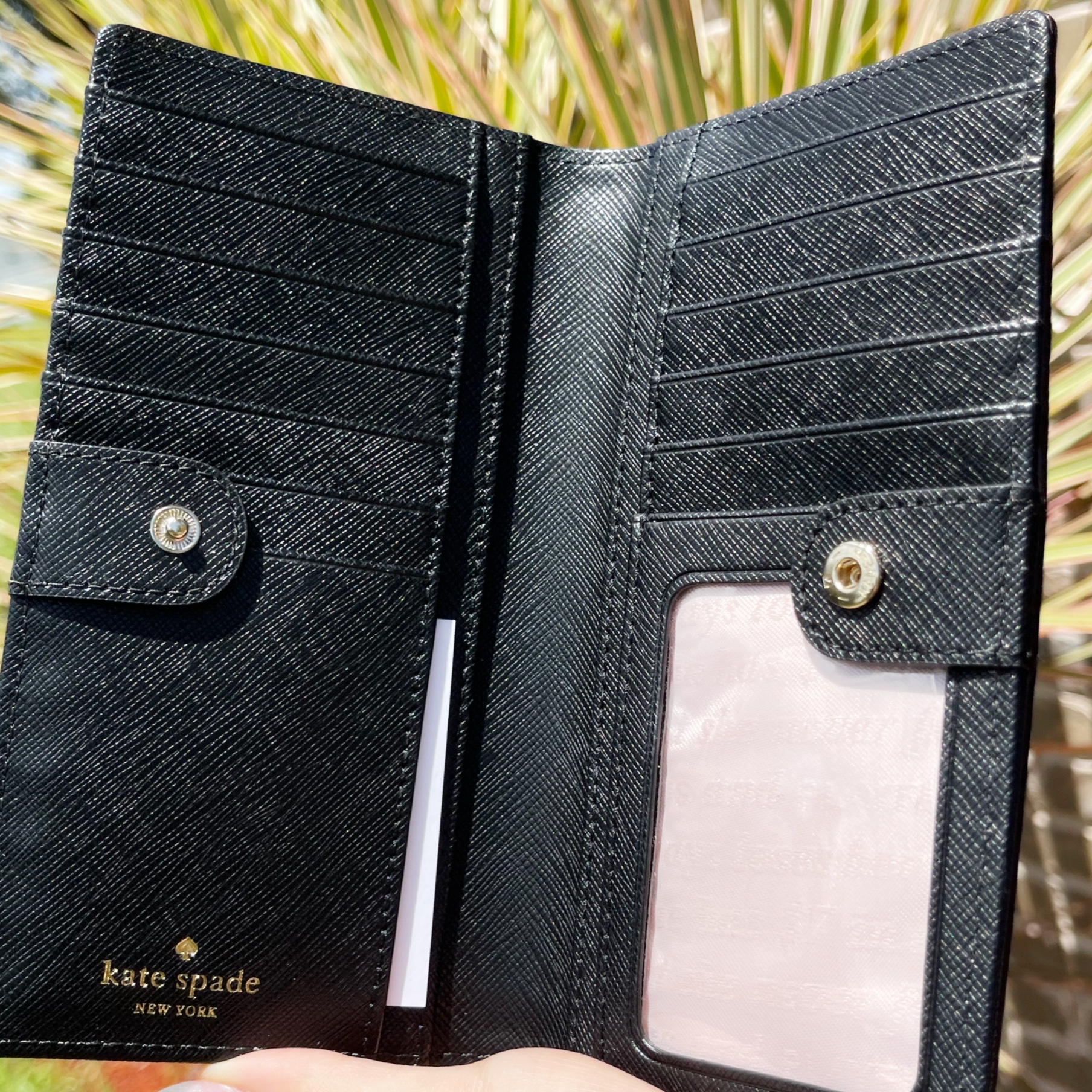 即発★Kate Spade★Cameron Street Stacy★コンパクト財布 Kate Spade Cameron Street Roses Stacy Leather Bifold Snap