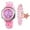 DJS-Pink, variant on Kids 3D Cartoon Wristwatch for Ages 3-12 Digital Watches Waterproof Wristwatch with Cartoon Bracelet Gift for Girls Boys