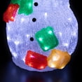thumbnail image 5 of Northlight LED Lighted Commercial Grade Acrylic Snowman Outdoor Christmas Decoration - 22", 5 of 10