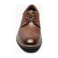 thumbnail image 6 of Men's Nunn Bush Centro Flex Plain Toe Oxford Dress Shoes Cognac 84982-221, 6 of 9
