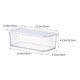 thumbnail image 3 of Caja de almacenamiento de alimentos transparente de plástico para el hogar, caja de almacenamiento de granos de cocina con tapa, caja de almacenamiento espesada para bocadillos secos y Akmoler, 3 of 9