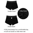 thumbnail image 3 of Alove Women's Stretchy Bathing Suit Bottoms Sporty Board Shorts Beach Boyshorts Swimming Shorts, 3 of 6