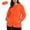 Orange, variant on Womens Rain Jacket Plus Size Lightweight Waterproof Zipper Hooded Jacket Raincoat Jacket with Pockets S-5XL