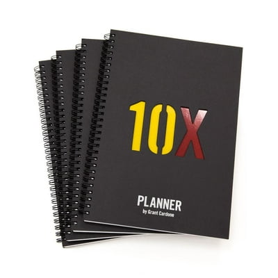 10X Daily Planner 4-Pack: The Ultimate Journal for Entrepreneurs in 