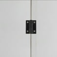 thumbnail image 4 of HONMEET 4Pcs Black Hinge for Screen Door with Stop Positioning and Adjustable Design 2.2X1.8X0.4In, 4 of 5