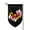 Fillet, variant on Garden Flag Maryland Flag Heart Double Sided Small Yard Holiday Garden Flag for Outside Decor 12.5x18 Inch Square